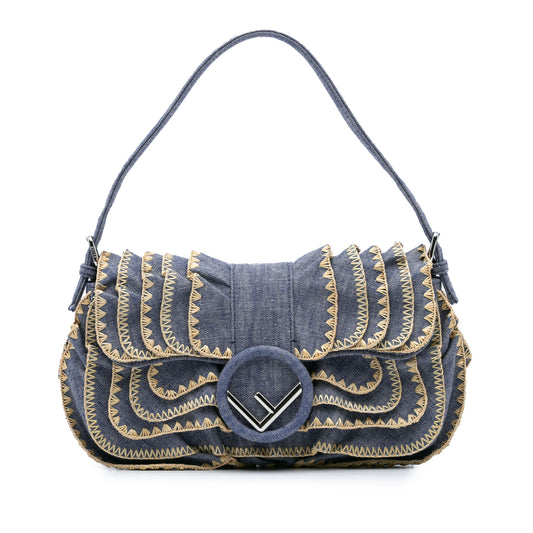 Fendi  Ruffled F is Fendi Kan I Baguette
