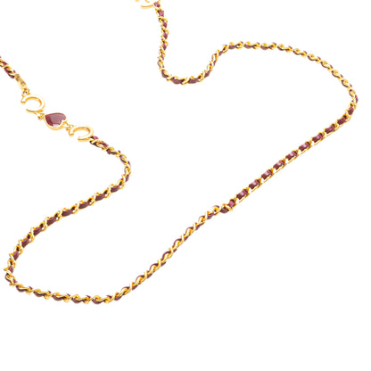 Chanel Mini Square Coco Heart Chain Flap