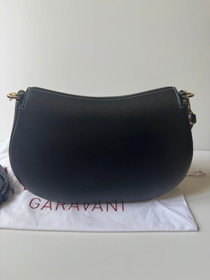 Valentino Leather Ohval Flap Bag