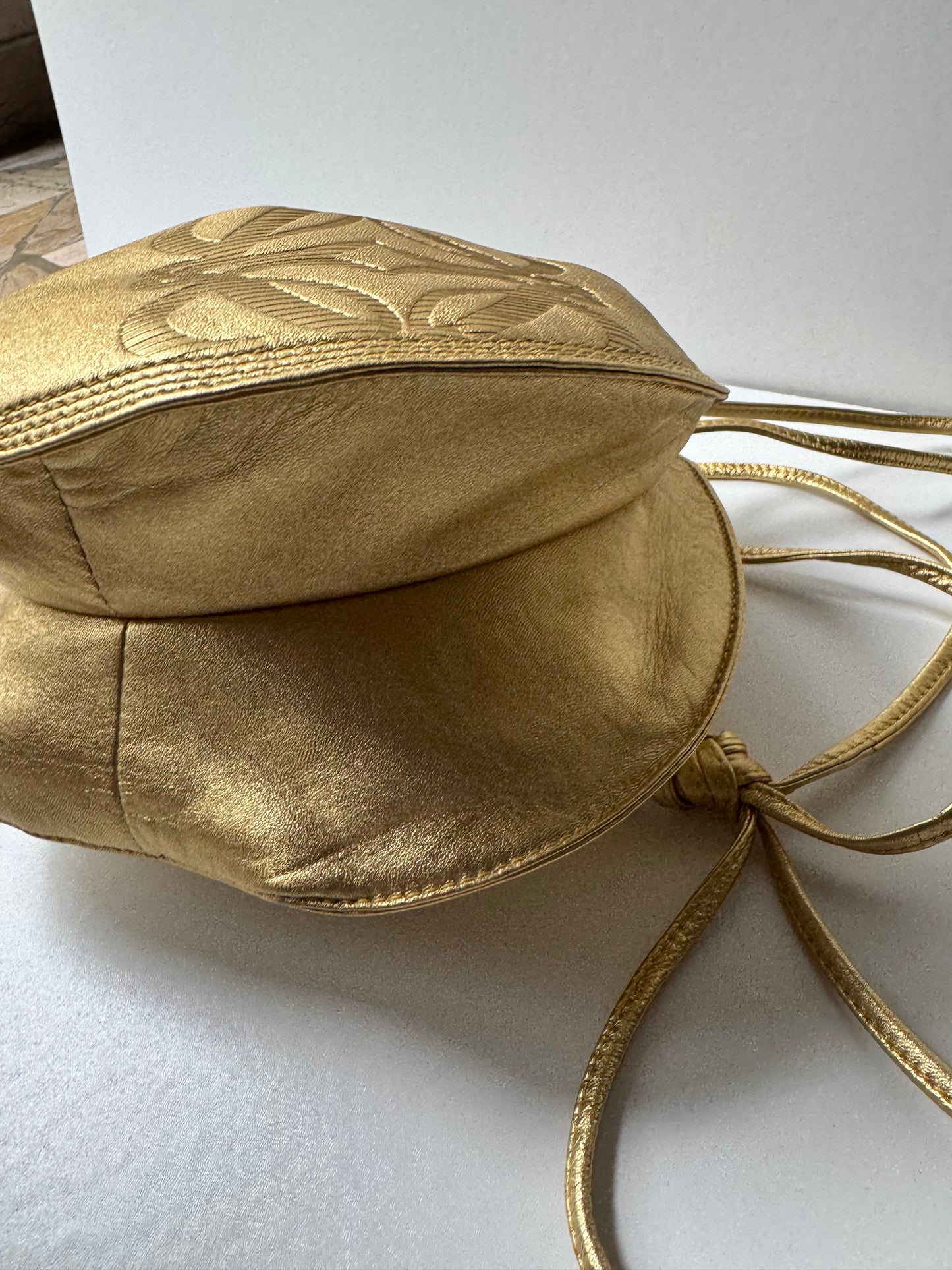 Loewe Anagram metallic Calfskin crossbody