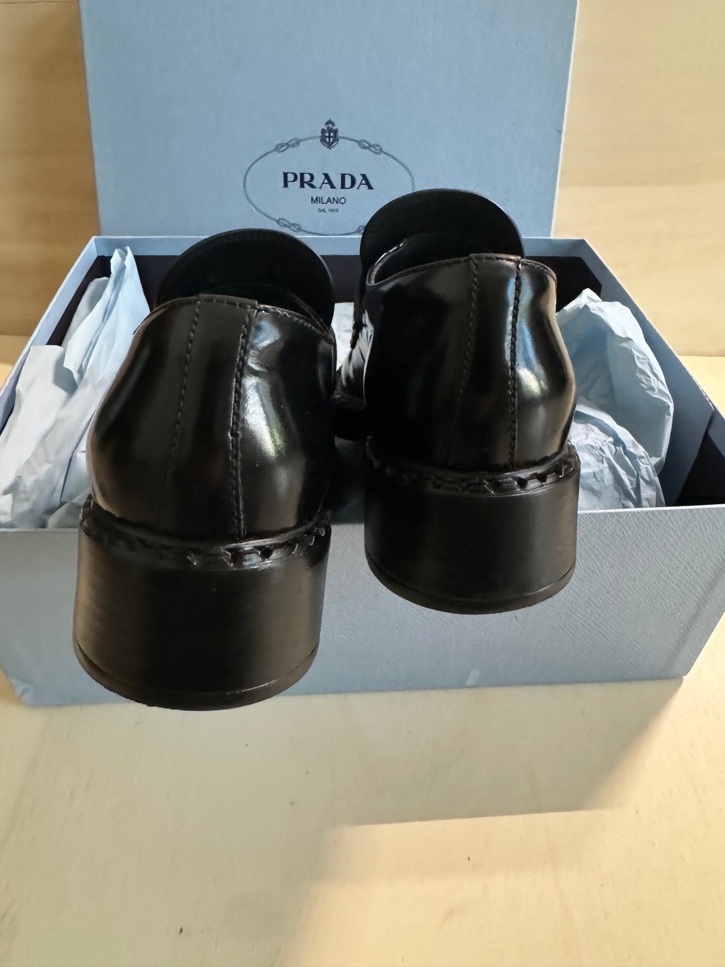 Prada Chocolate Mocassino