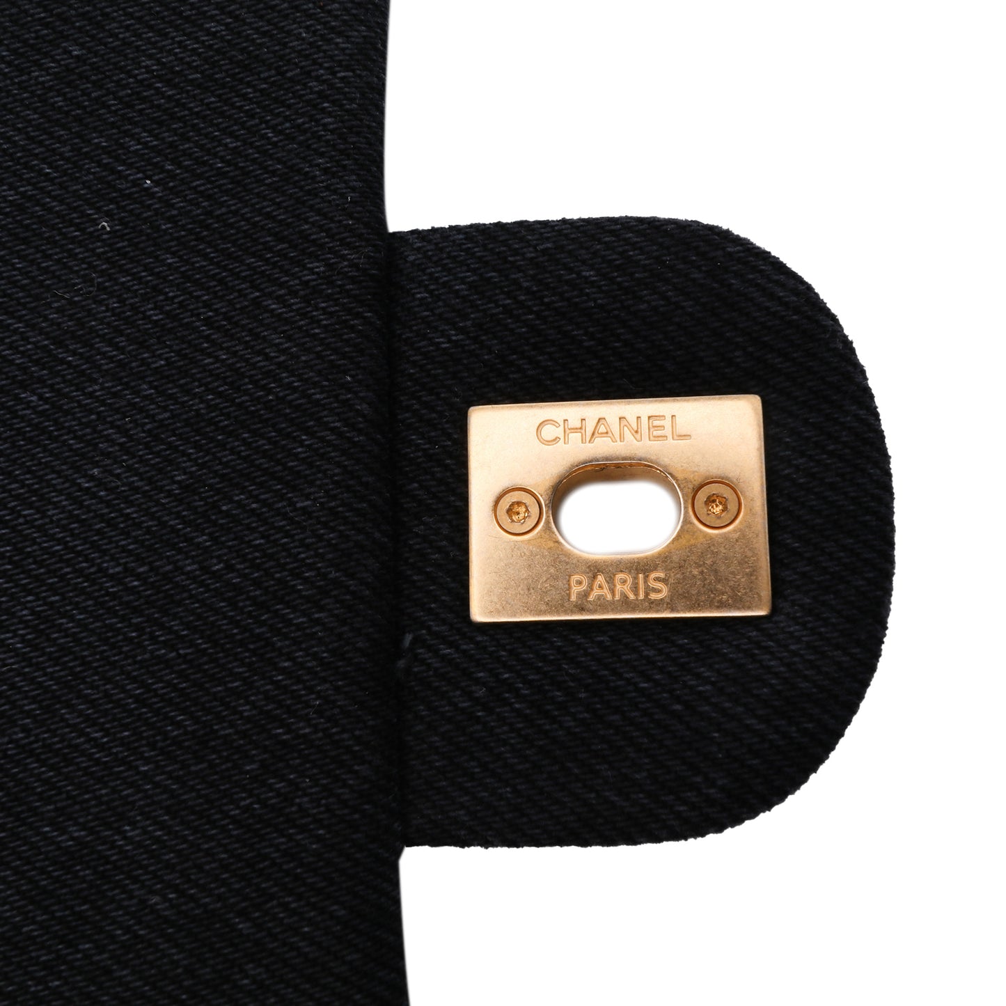 Chanel Mini Rectangular Quilted Denim Mood Flap