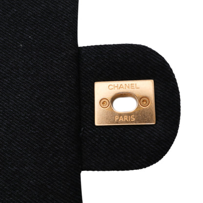Chanel Mini Rectangular Quilted Denim Mood Flap