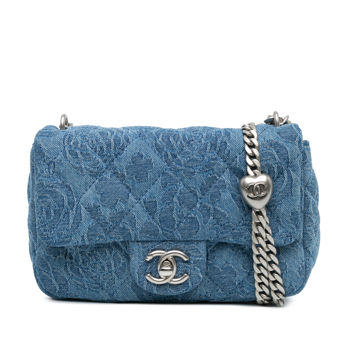 Chanel Camelia Sweetheart Flap Mini Rectangular