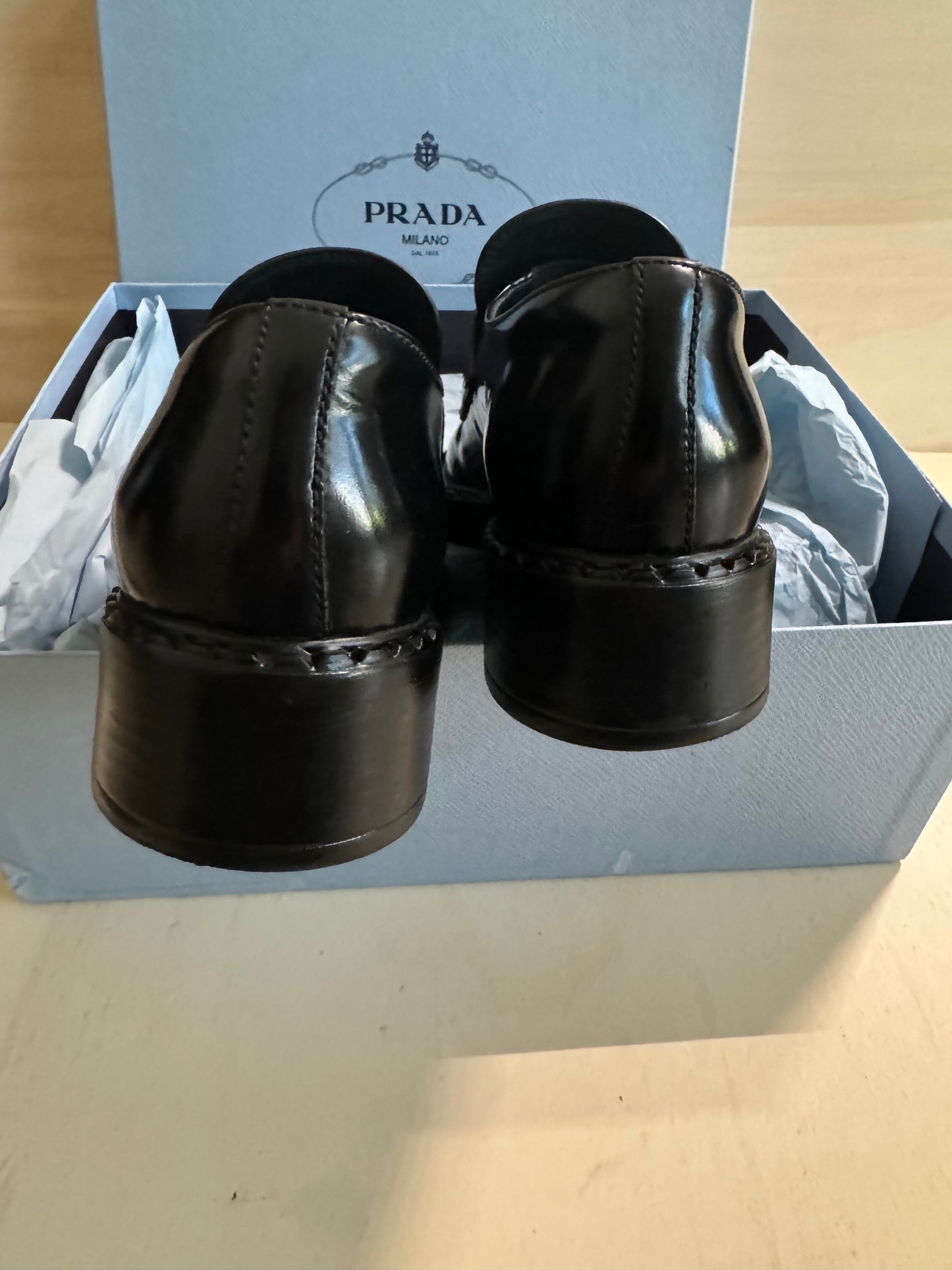 Prada Chocolate Mocassino