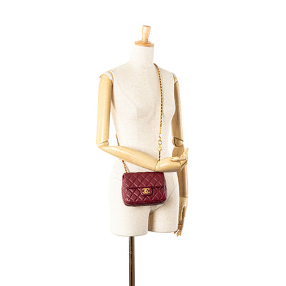 Chanel Mini Square Coco Heart Chain Flap