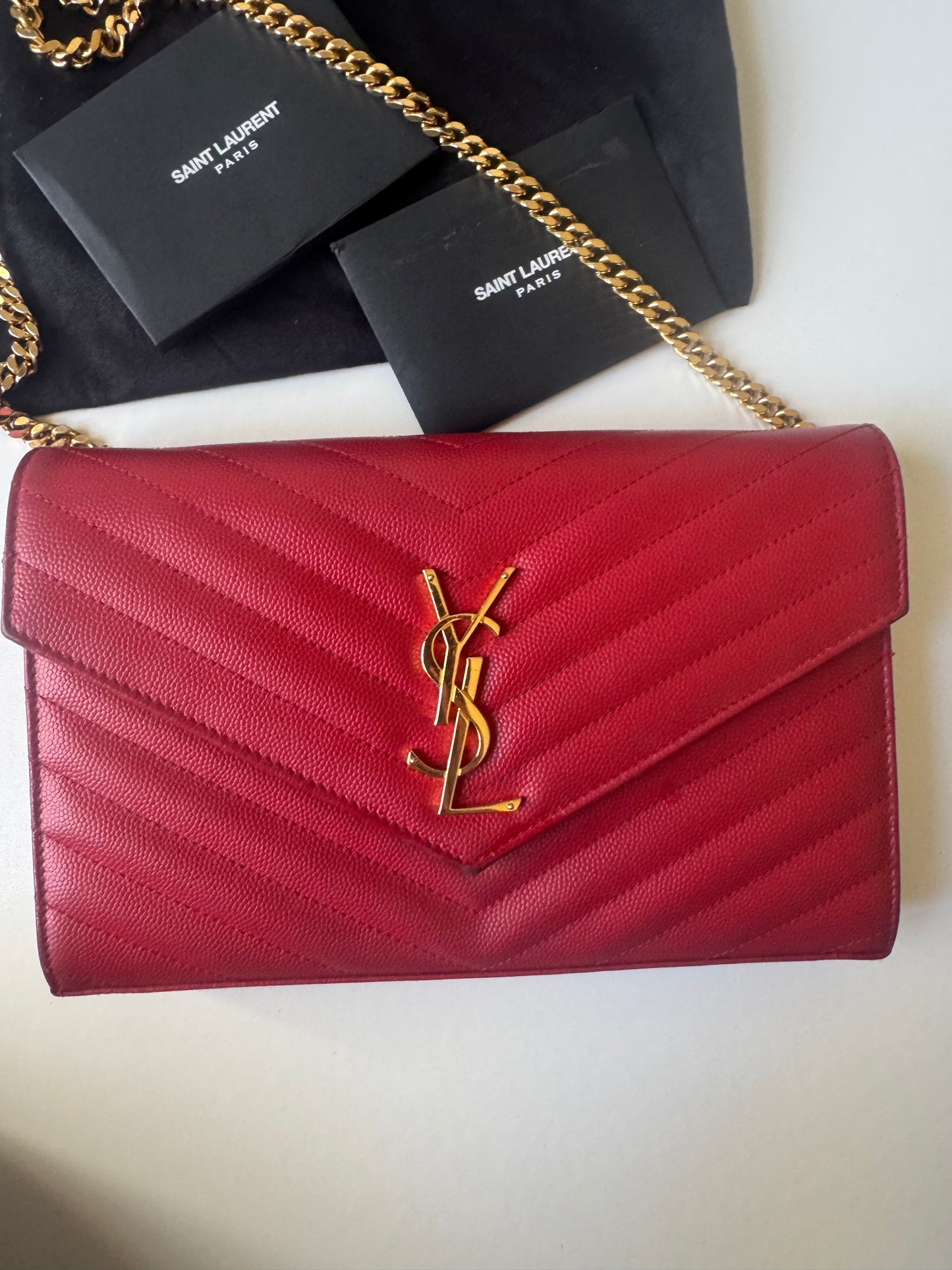 Saint Laurent Cassandre Wallet On Chain