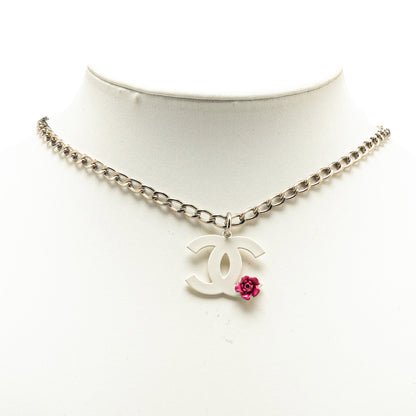 Chanel CC Camellia Pendant Necklace