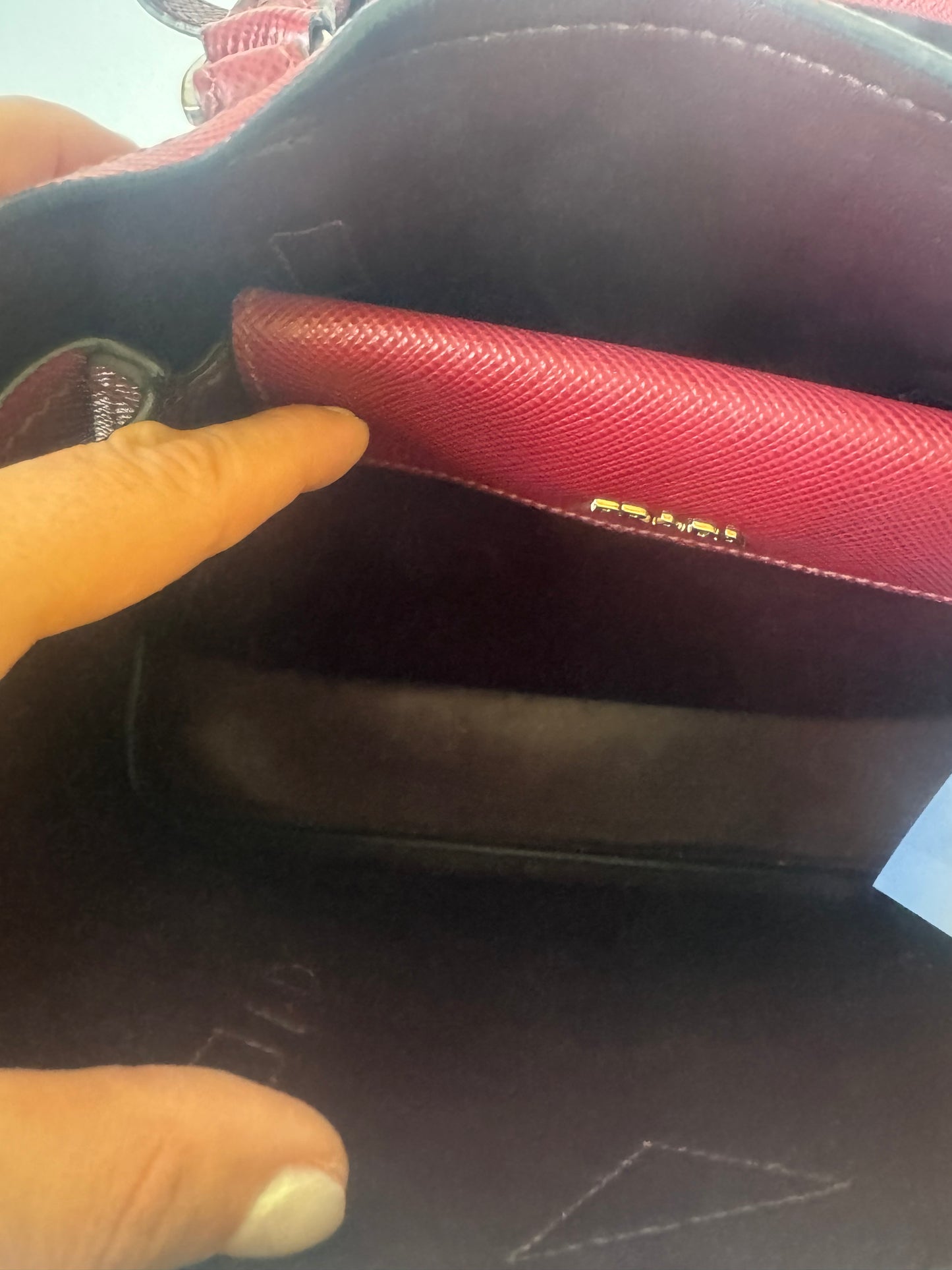 Prada Saffiano Cuir Double