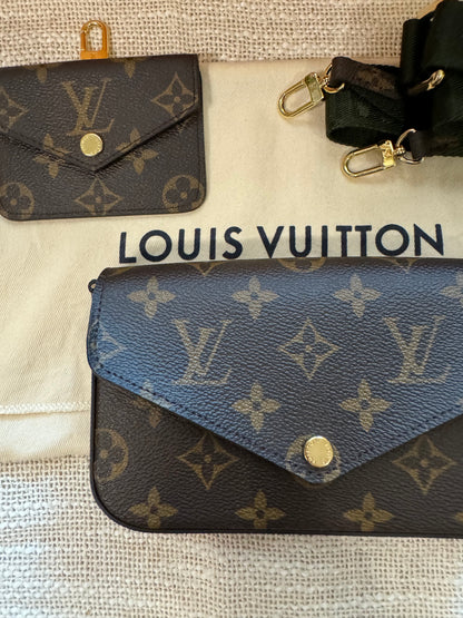 Louis Vuitton Monogram Félicie Strap and Go