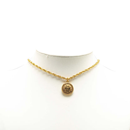 Chanel Gold Plated 31 Rue Cambon Pendant Necklace