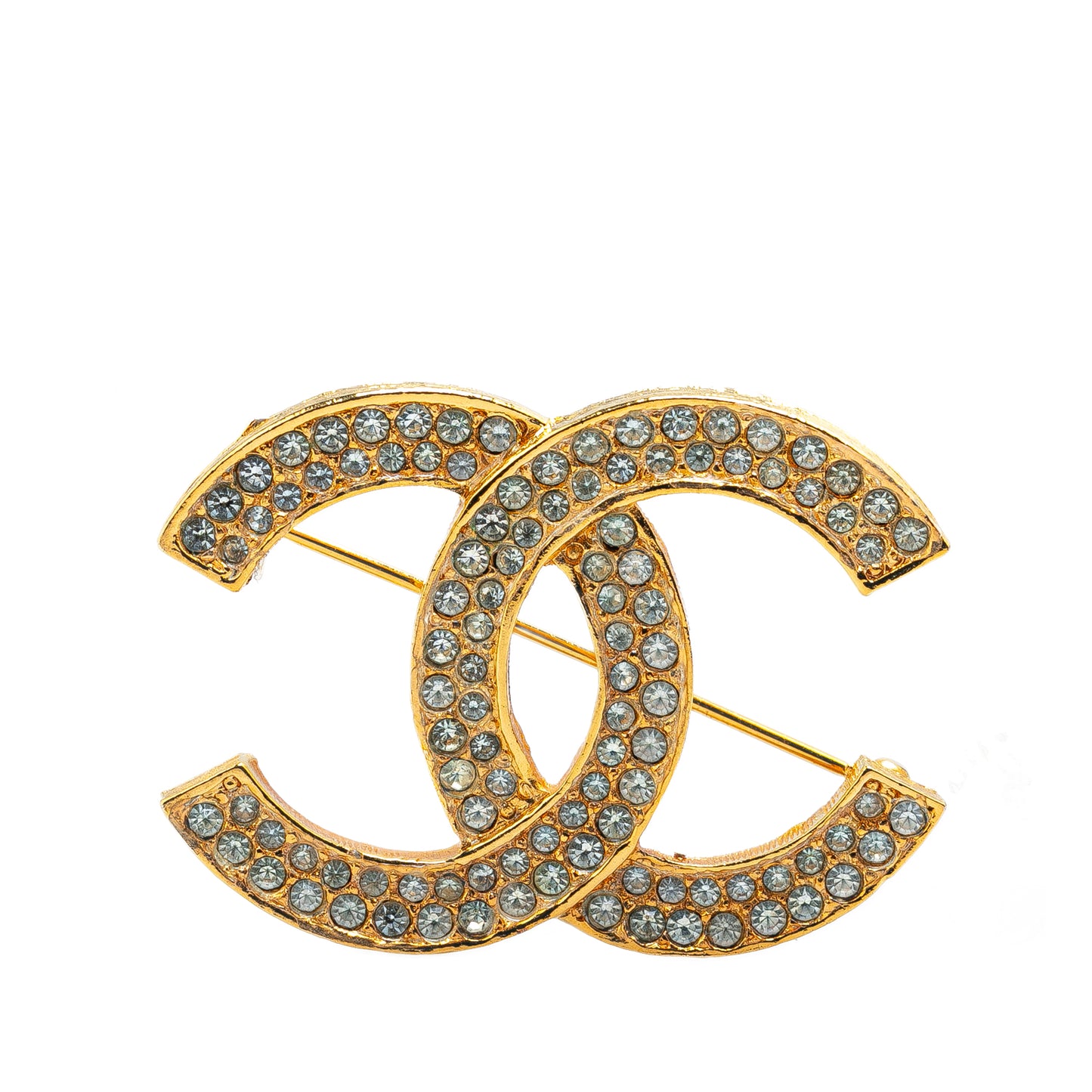 Spilla Chanel CC Rhinestones