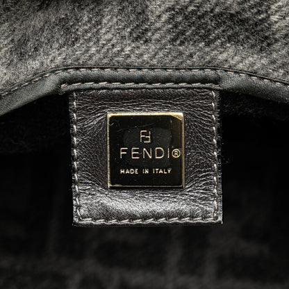 Fendi Small Zucca Wool Twins Tote