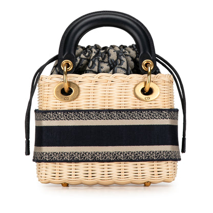 Dior Mini Oblique Wicker Lady Dior