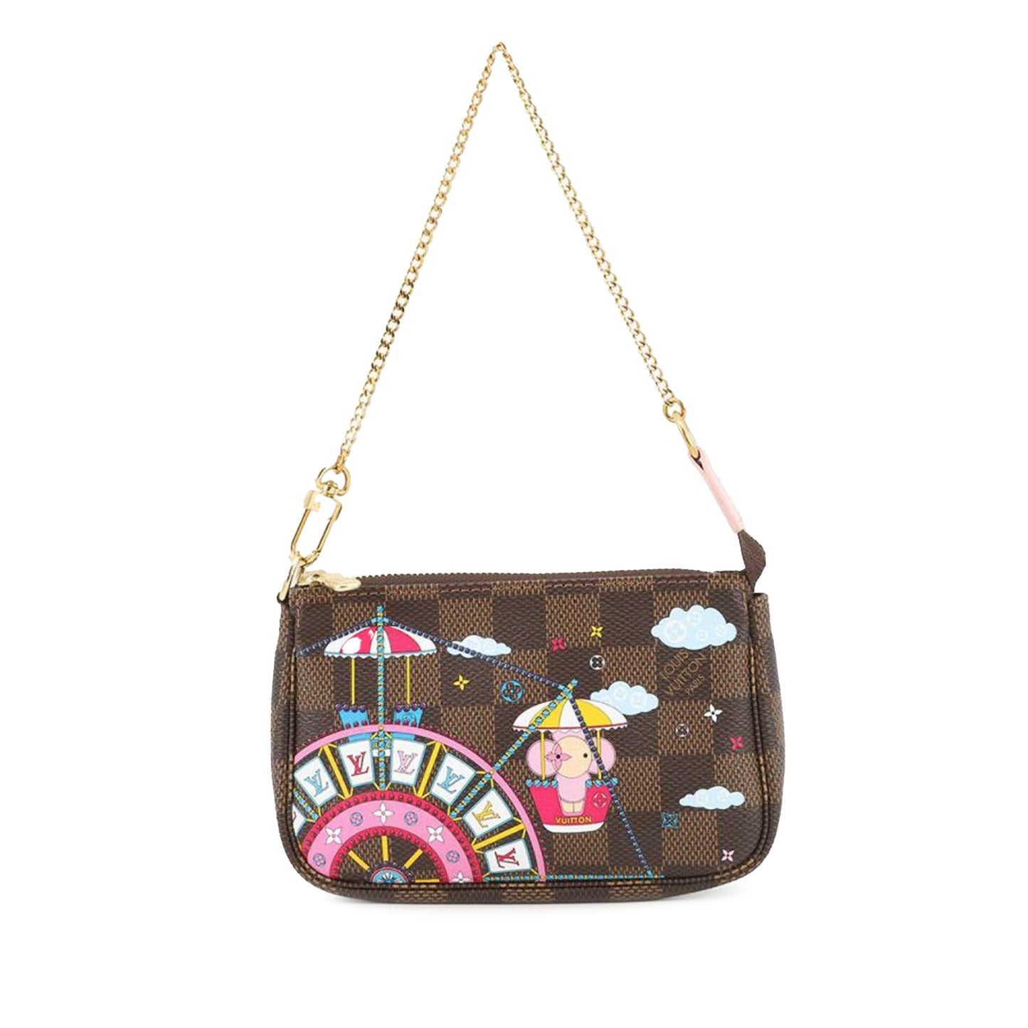 Louis Vuitton Damier Ebene Vivienne Holiday Mini Pochette Accessoires