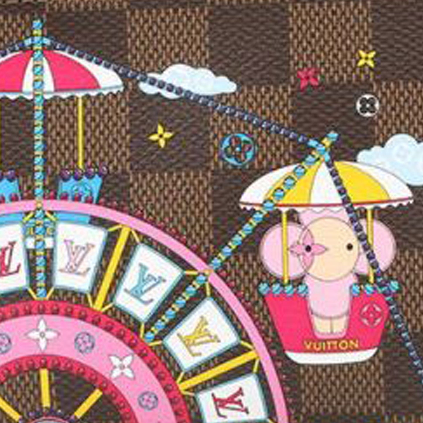 Louis Vuitton Damier Ebene Vivienne Holiday Mini Pochette Accessoires