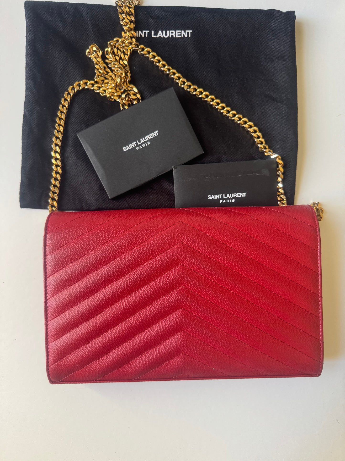 Saint Laurent Cassandre Wallet On Chain