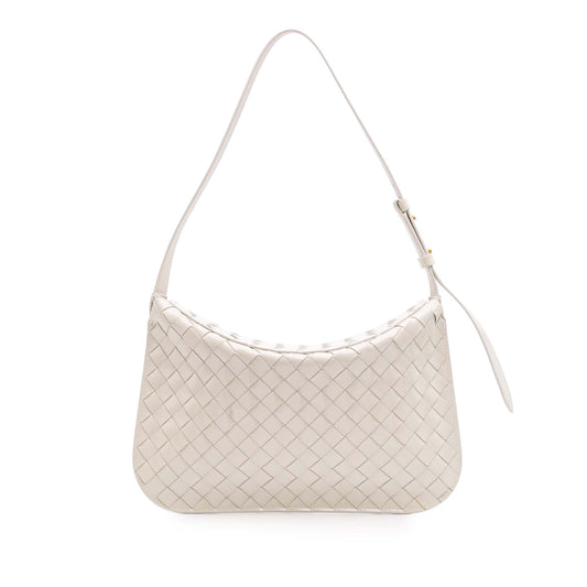Bottega Veneta Intrecciato Cradle Fold Over Shoulder Bag