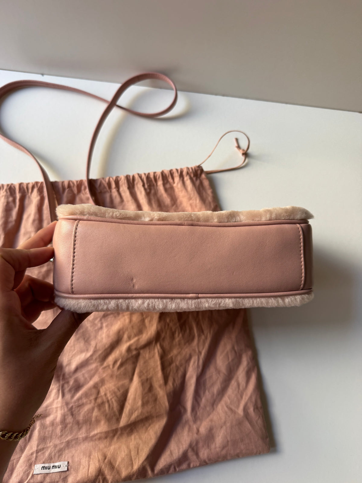 Miu Miu Logo Camera Bag