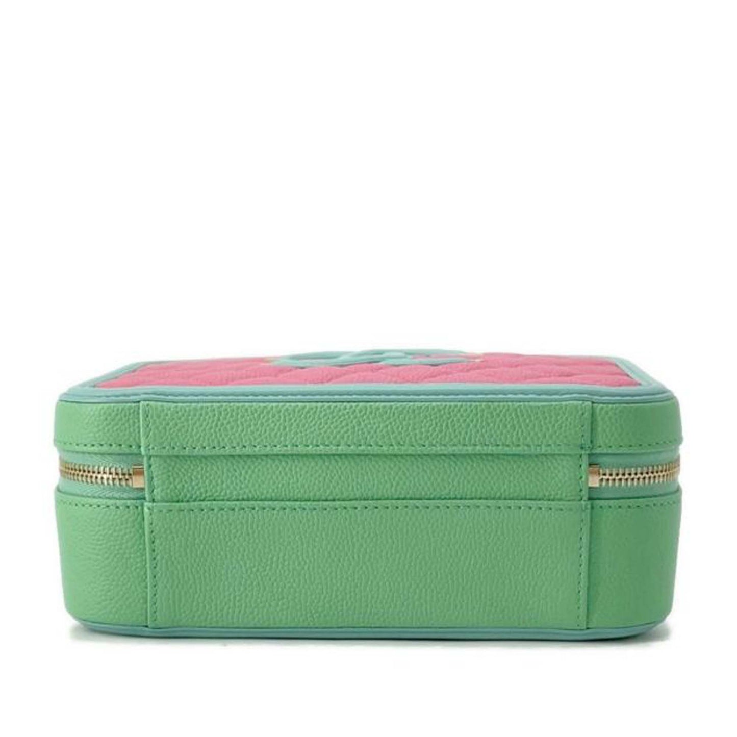 Chanel Tricolor Caviar CC Filigree Vanity Case