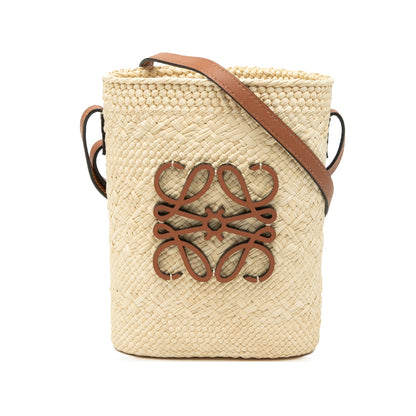 Borsa Loewe Paulas Ibiza Anagram Square Pocket Bucket Bag