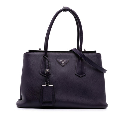 Prada Turnlock Twin Satchel