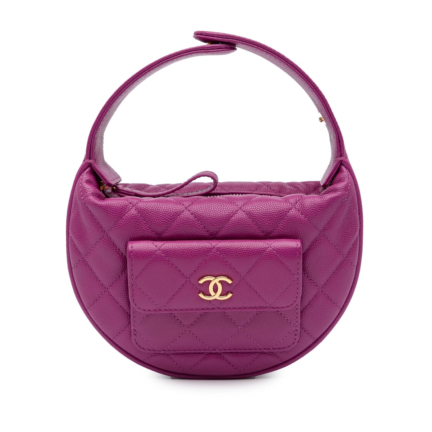 Chanel Quilted Caviar Polly Pocket Hobo