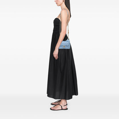 Chanel Crumpled Wavy CC Hobo Bag