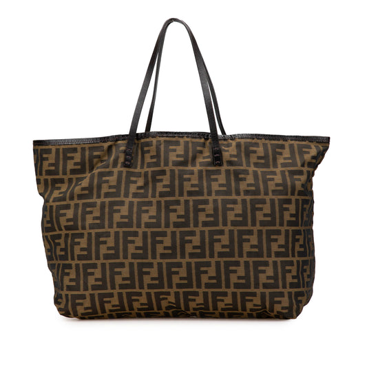 Fendi Zucca Canvas Roll Tote