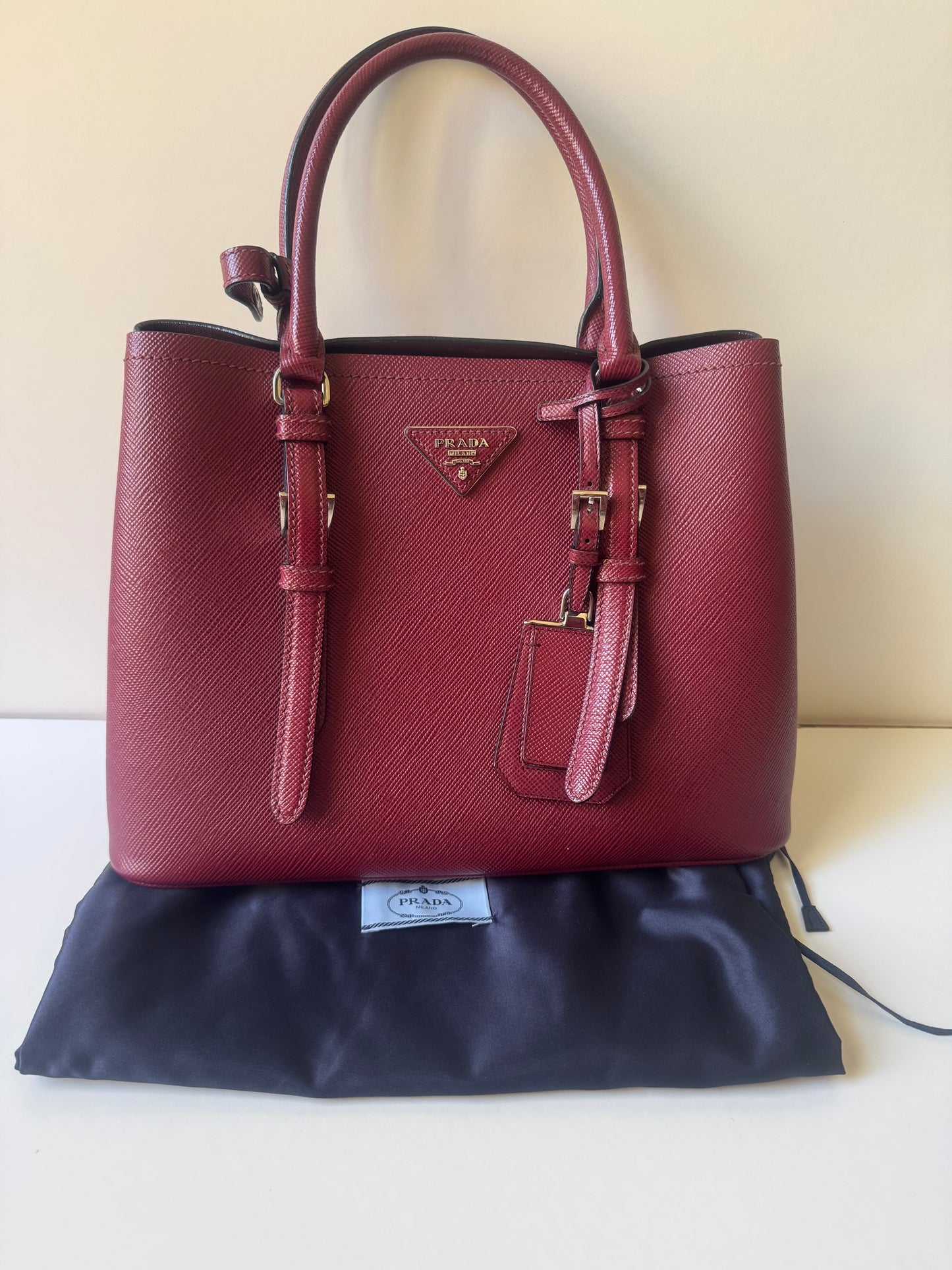 Prada Saffiano Cuir Double