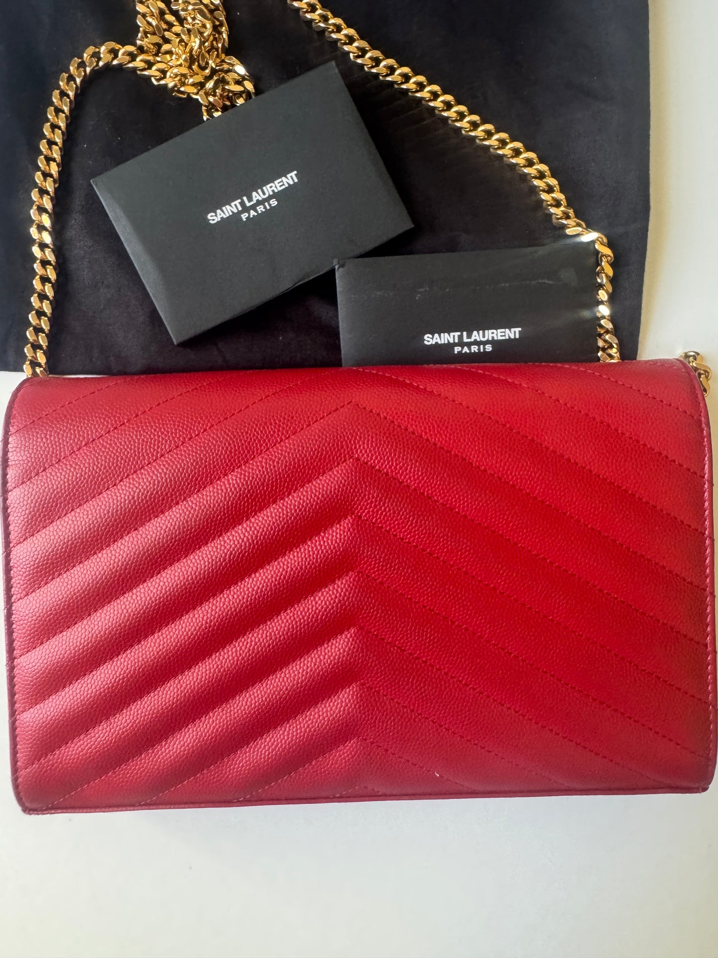 Saint Laurent Cassandre Wallet On Chain