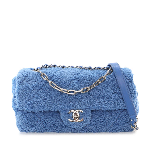 Chanel Terry Cloth Coco Beach Flap