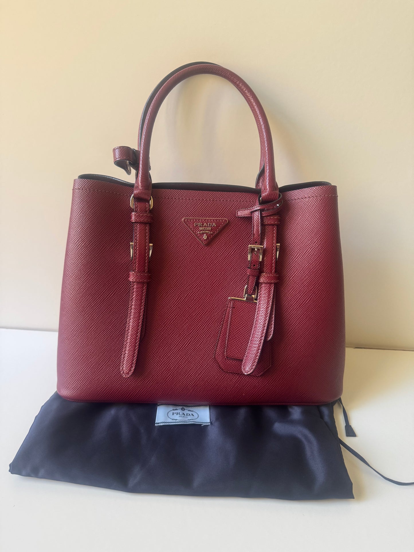 Prada Saffiano Cuir Double