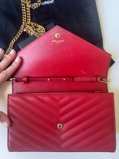 Saint Laurent Cassandre Wallet On Chain