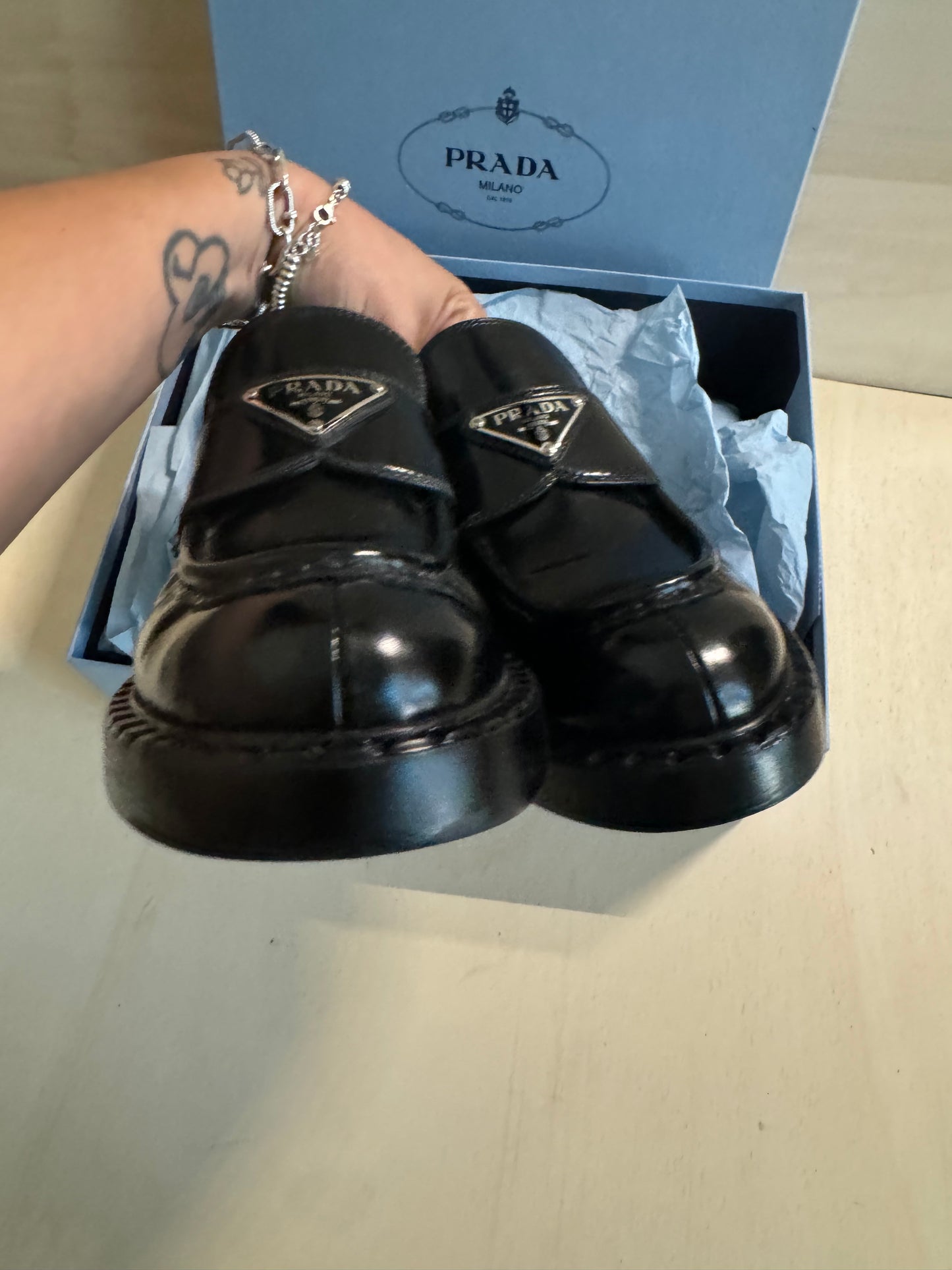 Prada Chocolate Mocassino