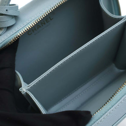 Chanel Caviar Filigree Vanity Case