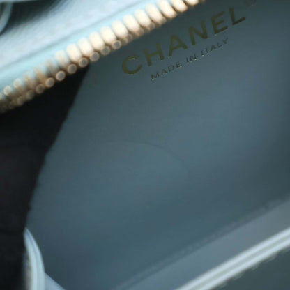 Chanel Caviar Filigree Vanity Case