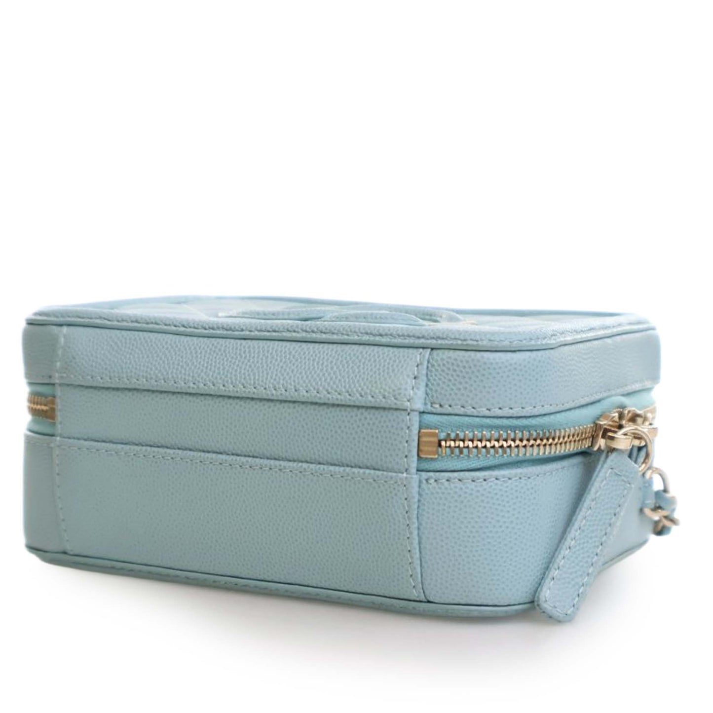 Chanel Caviar Filigree Vanity Case