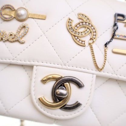 Chanel Mini Quilted Lambskin Coco Clips Flap