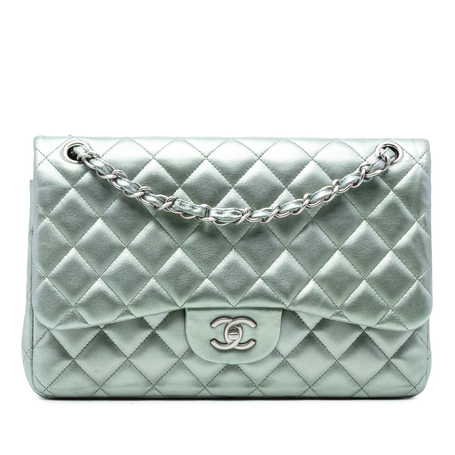 Chanel Metallic Jumbo