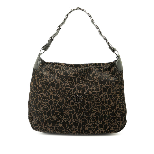 Chanel CC Camelia Hobo Bag