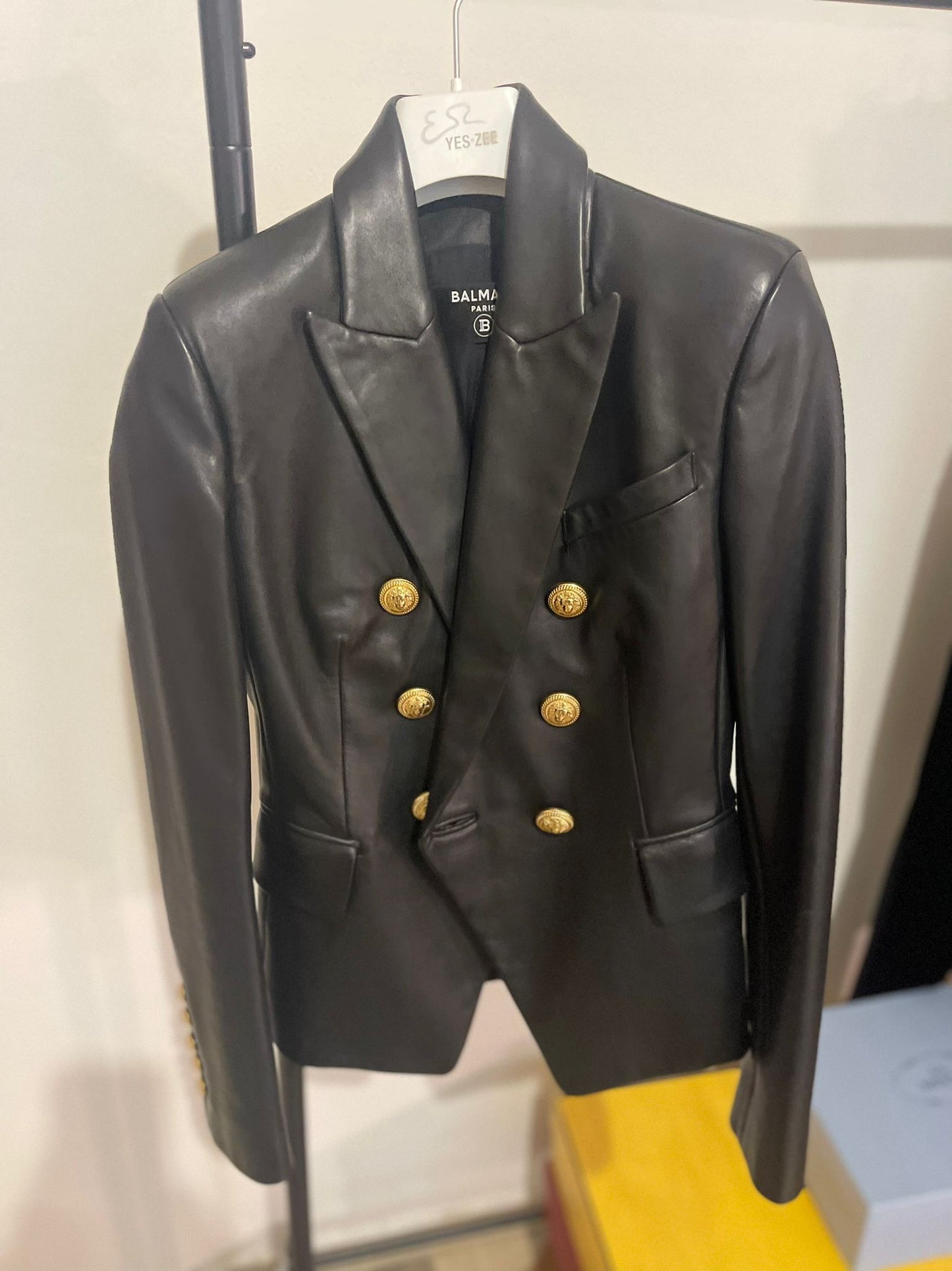 Balmain leather jacket