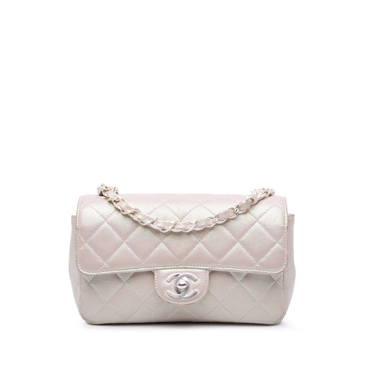 Chanel Mini Rectangular Iridescent Single Flap
