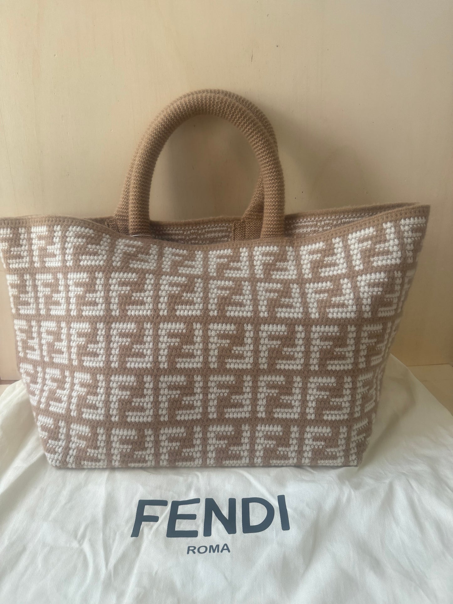 Fendi Zucca Shopper Tote