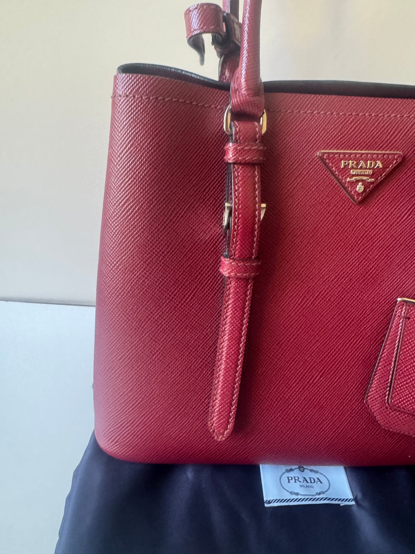 Prada Saffiano Cuir Double