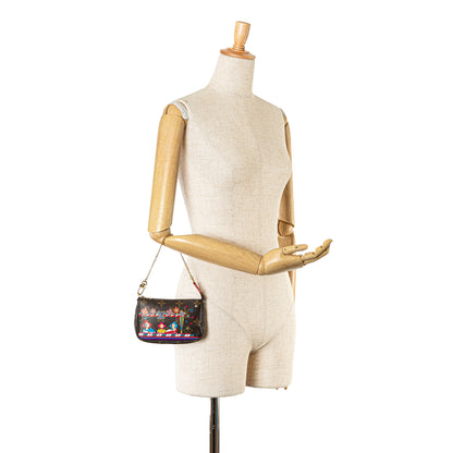 Louis Vuitton Monogram Vivienne Christmas Mini Pochette Accessoires