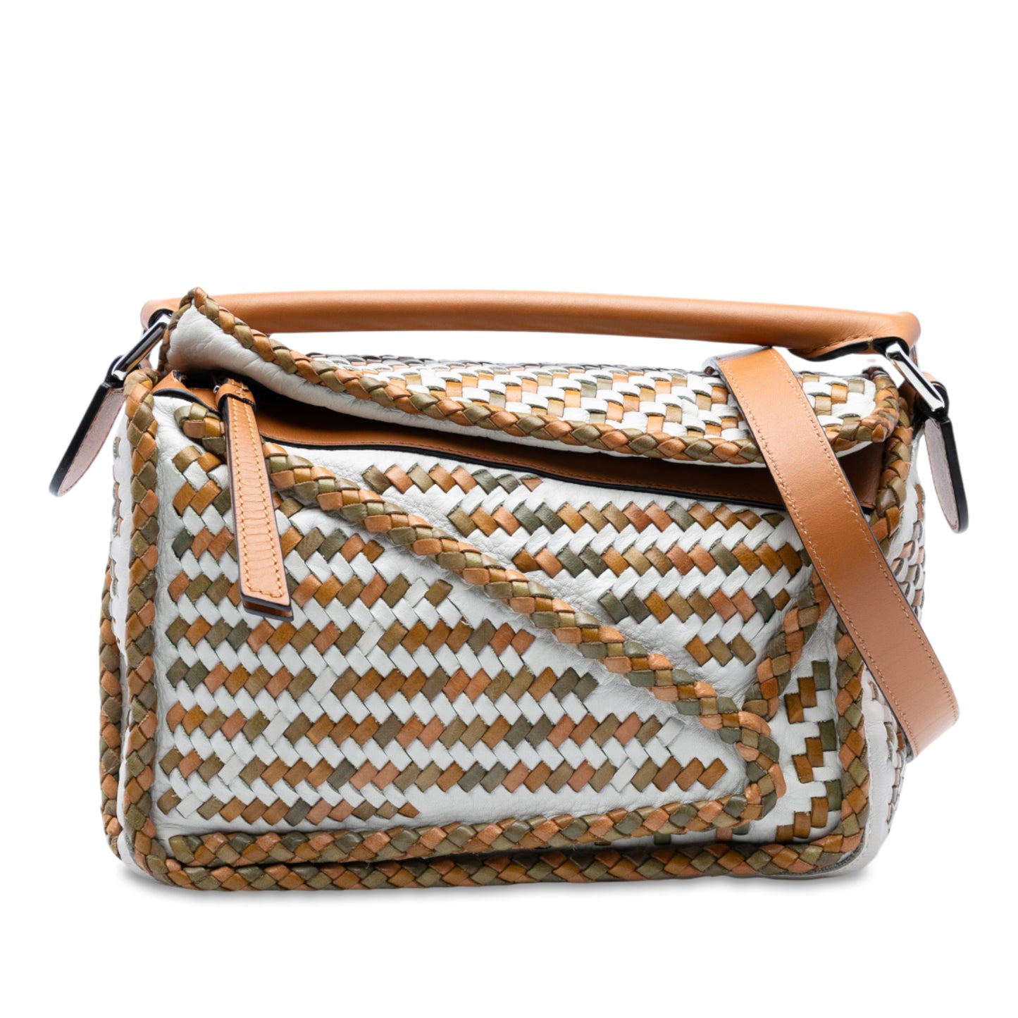 Loewe Woven Puzzle Satchel