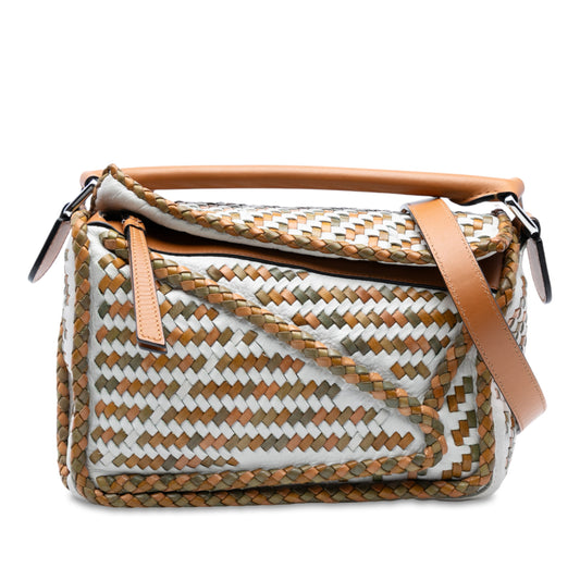 Loewe Woven Puzzle Satchel