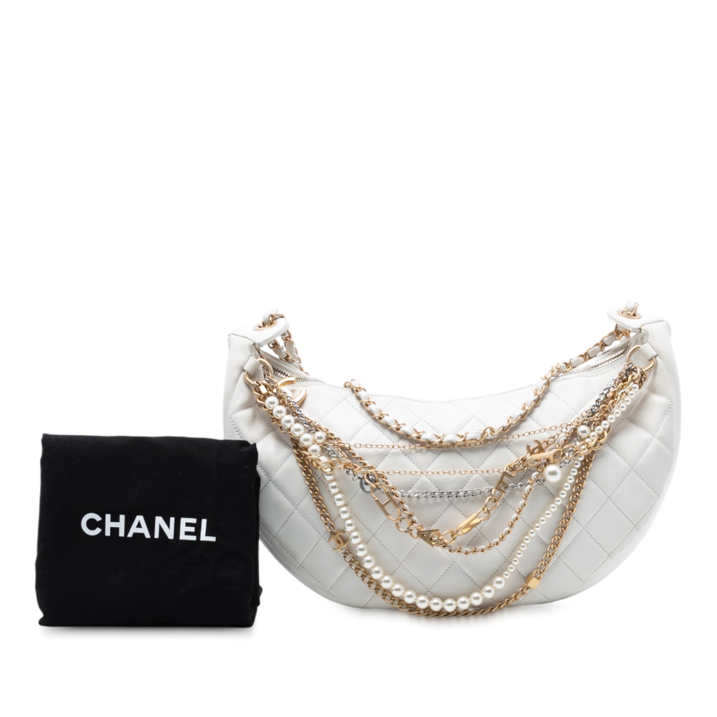 Chanel All About Chains Hobo