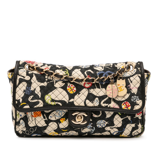 Chanel Printed Animals Single Flap